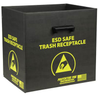 Protektive Pak TRASH RECEPTACLE, INCL HANDLES & WIRE 13-1/2 x 12 x 13-1/4 in