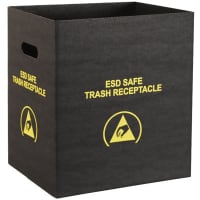 Protektive Pak TRASH RECEPTACLE; ECONOMY;SMALL; 12-1/2 x 10 x 14 IN