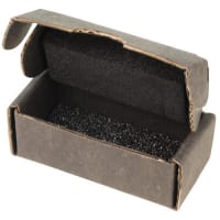 Protektive Pak COMPONENT SHIPPER; SMALL; BLACKFOAM TOP/BOTTOM; 3-3/4x3-3/4x1 IN