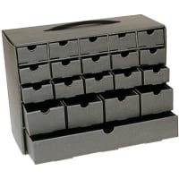 Protektive Pak TEK-CABINET; 20 DRAWERS13-3/16 x 6 x 10 IN