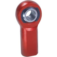 QA1 ROD END (A) ENDURA ALUM, F-L 1/4-1/4 RED