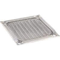 Qualtek Electronics Corp. Filter, 06 Series, 2-1/2 in. Fan, Aluminum, 2.36 in. H x 0.138 in. W