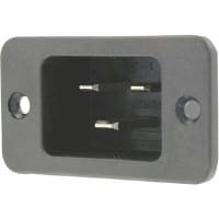 Qualtek Electronics Corp. IEC Plug, 20 A/250 VAC, Screw Terminal, Panel Mount, 744W Series