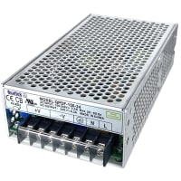 Qualtek Electronics Corp. Power Supply, AC/DC Converter, Enclosed, 24V Output, 150W, Chassis Mount