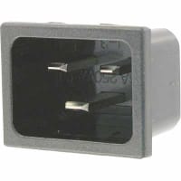 Qualtek Electronics Corp. Inlet Power Snap In Mount 125/250 V 16 A @ 250 20 A @ 125 V PC 241R