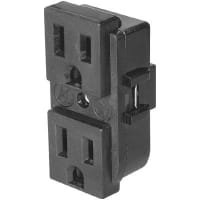 Qualtek Electronics Corp. Outlet Snap-In Mount 15 A 125 V NEMA