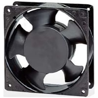 Qualtek Electronics Corp. AC Fan, Axial Ball 107cfm 119.5x38.5mm 48.1dBA, 115V FAA1-12038-A Series