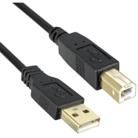 Qualtek Electronics Corp. Double Ended Between-Series, USB A Plug to USB B Plug, 4.9m, PVC, USB 3.0 Series