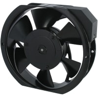 Qualtek Electronics Corp. Fan, AC, 230 V, 2 Ball Bearings, 53 to 59 dBA, 6.7 x 5.9 in., FDA2-17238 Series