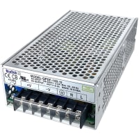 Qualtek Electronics Corp. Power Supply, AC/DC Converter, Enclosed, 12V Output, 150W, Chassis Mount