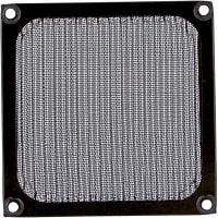 Qualtek Electronics Corp. Filter, 06 Series, 3-5/8 in. Fan, Aluminum, Black, 3.62 in. H x 0.175 in. W