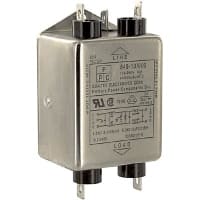 Qualtek Electronics Corp. Filter Multi-Purpose EMI 1 Ph Op-V 115/250VAC Curr 10A Chassis Mnt 849 Series