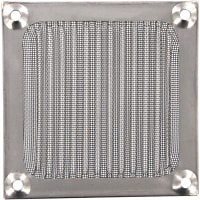 Qualtek Electronics Corp. Filter, 06 Series, 3-1/8 in. Fan, Stainless Steel, 3.30 in. H x 0.175 in. W