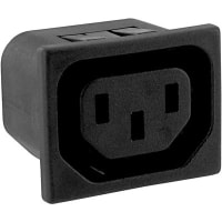 Qualtek Electronics Corp. Conn Electrical Power Outlet Socket Cont 3 Cond 2 Poles 250V 15A 716W Series