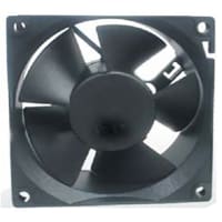 Qualtek Electronics Corp. AC Fan, Axial Dual Ball 44.7cfm 36.7dBA, 12V 80.5 x 32 mm FAD1-08032 Series