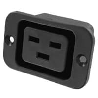 Qualtek Electronics Corp. Receptacle Female Sockets IEC 320-2-2/J Commercial 3 Pos 20A 250VAC IDC