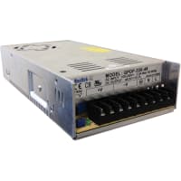 Qualtek Electronics Corp. Power Supply, AC-DC, 24V, 13A, 88-264V In, Enclosed, DIN Rail, PFC, 312W, QPDF Series