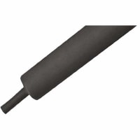 Qualtek Electronics Corp. Tubing, Heat Shrink, Flame Retardant, Blk Polyolefin, 48" L, 4:1 Shrink Ratio