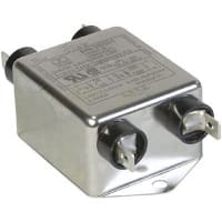 Qualtek Electronics Corp. Filter Multi-Purpose EMI 1 Ph Op-V 115/250VAC Curr 3A Chassis Mnt 849 Series