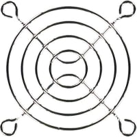 Qualtek Electronics Corp. Fan Guard; SAE 1008; 2.5 in.; Nickel Chrome; 0.063 in. (Ring Material); 4