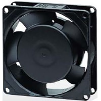 Qualtek Electronics Corp. AC Fan, Axial Ball 21cfm 278dBA, 230V 80 x 25 mm FAA1-08025 Series