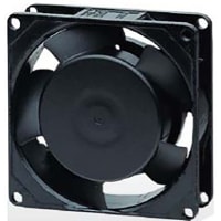 Qualtek Electronics Corp. AC Fan, Axial Ball 19cfm 24dBA, 230V 80 x 25 mm FAA1-08025 Series