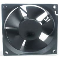 Qualtek Electronics Corp. AC Fan, Axial Dual Ball 50cfm 42.4dBA, 12V 80.5 x 32 mm FAD1-08032 Series