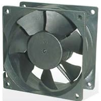 Qualtek Electronics Corp. AC Fan, Axial Dual Ball 38.7cfm 32.3dBA, 12V 80.5 x 38 mm FAD1-08038 Series