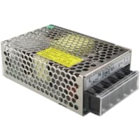 Qualtek Electronics Corp. Power Supply, AC-DC, 12V, 2.1A, 88-264V In, Enclosed, Pnl Mnt, Embedded, 25W, QPD Series