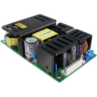 Qualtek Electronics Corp. Power Supply, AC-DC, 24V, 5.2A, 90-264V In, Open Frame, PFC, Embedded, 125W, QPSF Series