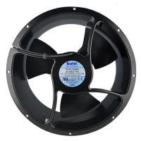 Qualtek Electronics Corp. Fan;AC;115V;172X151X51mm;Rnd;254mm D;860.0CFM;Axial;Steel Blade;2 Term