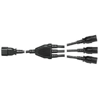 Qualtek Electronics Corp. UNIVERSAL JUMPER CORD, TRI-ENDED SPLIT, 2'8 in., 16/18-1.5/1.0mm