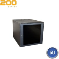 Quest Manufacturing 5 RMS 20.5" X 20" BLACK 200 SERIES WALLMOUNT ENCLOSURE