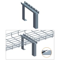 Quest Manufacturing 4" CABINET TOP STAND, ZINC