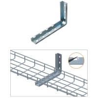 Quest Manufacturing 4" L WALL BRACKET, ZINC