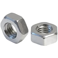 Quest Manufacturing Hardware;Hex Nut;M10;Zinc Plated Finish