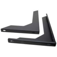 Quest Manufacturing Wall Bracket Kit for DVR Security Enclosure, Set of 2, Black