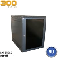 Quest Manufacturing Wall Enclosure, Front/Rear Access, 18.5?H x 21"W x 31"D, Black