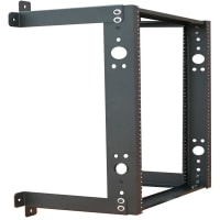 Quest Manufacturing Open Frame Wall Rack, 13U, 3' x 12"D, Black