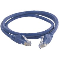 Quest Technology International, Inc. Patch Cord, RJ45 Plug x 2, Cat6, 3Ft., Blue, UL Stds, For local area network