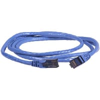 Quest Technology International, Inc. Patch Cord, RJ45 Plug x 2, Cat6, 5Ft., Blue, UL Stds, For local area network