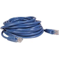 Quest Technology International, Inc. Patch Cord, RJ45 Plug x 2, Cat5E, 15Ft., Blue, UL Stds