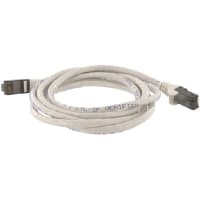 Quest Technology International, Inc. Patch Cord, RJ45 Plug x 2, Cat6, 5Ft., White, UL Stds, Non Booted