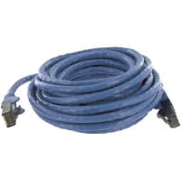 Quest Technology International, Inc. Patch Cord, RJ45 Plug x 2, Cat6, 15Ft., Blue, UL Stds