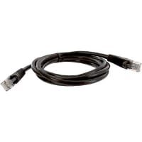 Quest Technology International, Inc. Patch Cord, RJ45 Plug x 2, Cat5E, 5Ft., Black, UL Stds, Non Booted