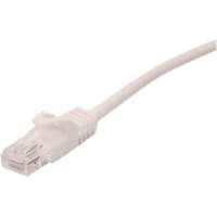 Quest Technology International, Inc. Patch Cord, RJ45 Plug x 2, Cat5E, 7Ft., White, UL Stds, Non Booted