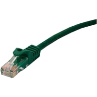 Quest Technology International, Inc. Patch Cord, RJ45 Plug x 2, Cat5E, 7Ft., Green, UL Stds