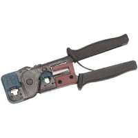 Quest Technology International, Inc. Manual Crimper, RJ-11 RJ-12 RJ-45, Cutter, Wire Stripper, TEL Series