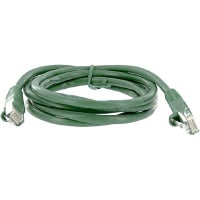 Quest Technology International, Inc. Patch Cord, RJ45 Plug x 2, Cat5E, 5Ft., Green, UL Stds