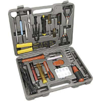 Quest Technology International, Inc. Electrical Tool Kit, 61 Pieces, Heavy Duty Plastic Case, For Computer Technicians